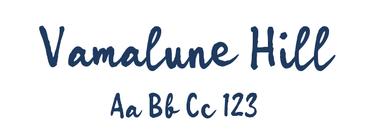Vamalune Hill Font Preview