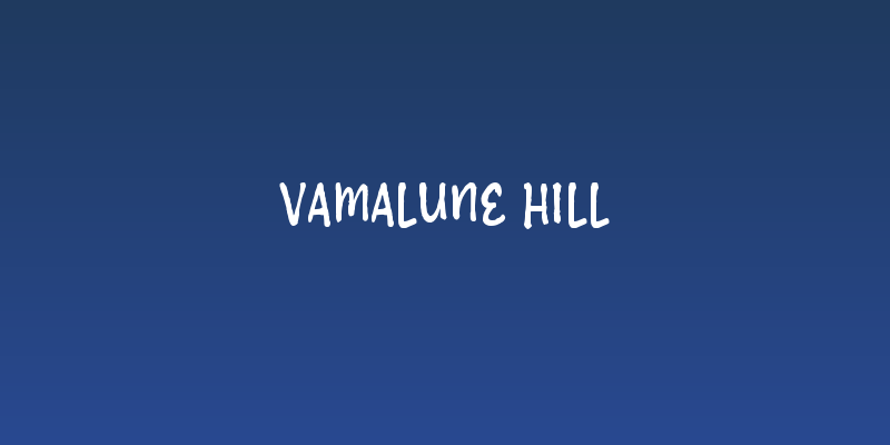 Vamalune Hill Social Header