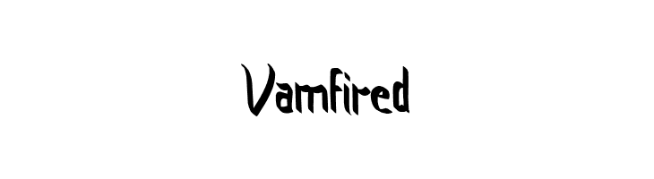 Vamfired  नि: शुल्क फ़ॉन्ट्स डाउनलोड