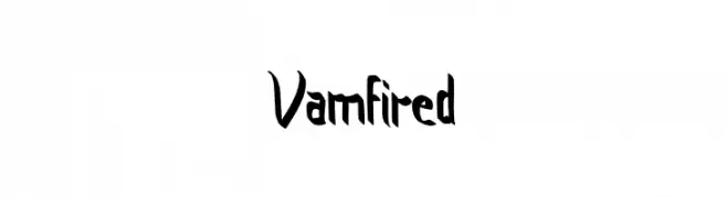 Vamfired  Frei Schriftart Herunterladen