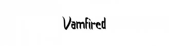 Vamfired  Frei Schriftart Herunterladen