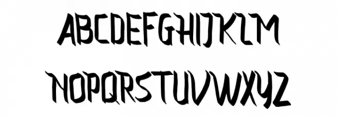 Vamfired Шрифта ВЕРХНИЙ