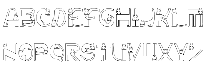Vamp Kitten Font LOWERCASE
