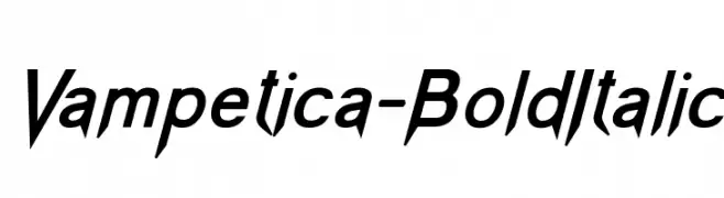 Vampetica-BoldItalic  नि: शुल्क फ़ॉन्ट्स डाउनलोड