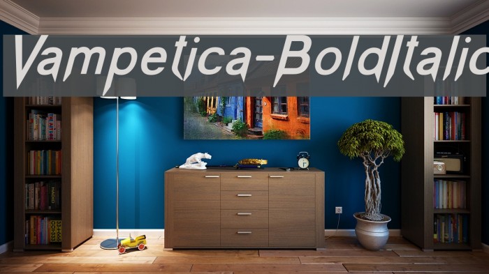Vampetica-BoldItalic Example 1