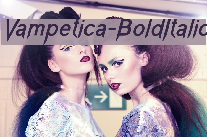 Vampetica-BoldItalic Example 2