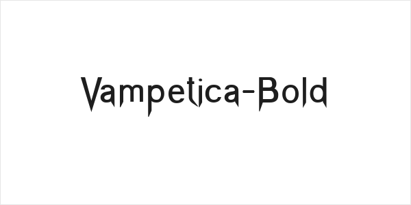 Vampetica-Bold Logo