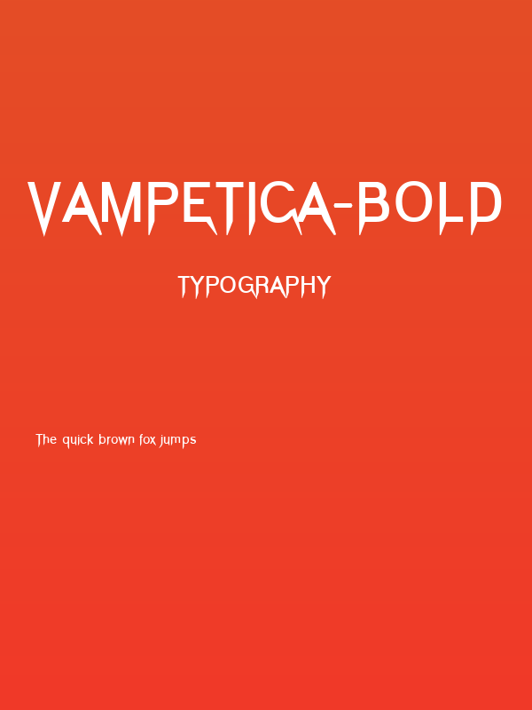Vampetica-Bold Poster
