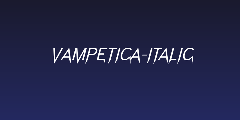 Vampetica-Italic Social Header