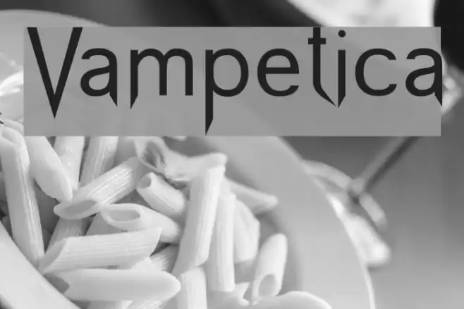 Vampetica Font examples