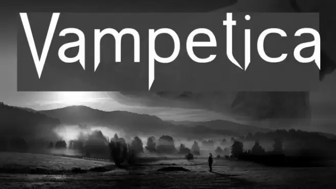 Vampetica Font examples