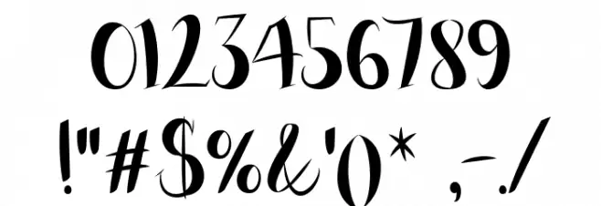 Vampire Bite Solid Font OTHER CHARS