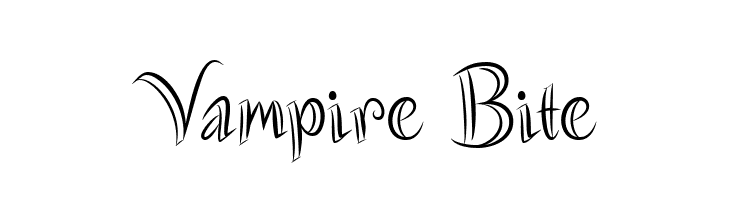 Vampire Bite  नि: शुल्क फ़ॉन्ट्स डाउनलोड