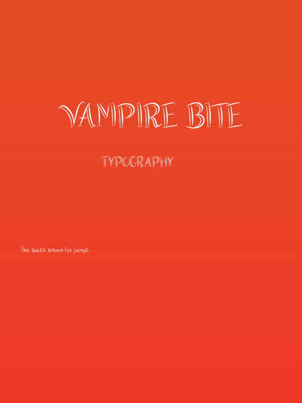 Vampire Bite Poster