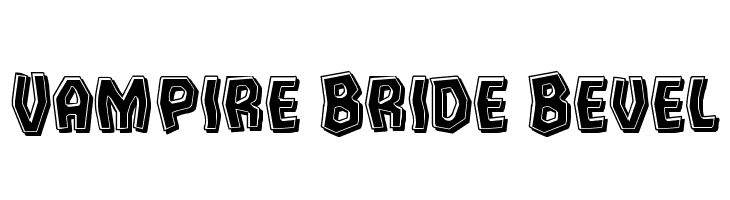 Vampire Bride Bevel Fonte