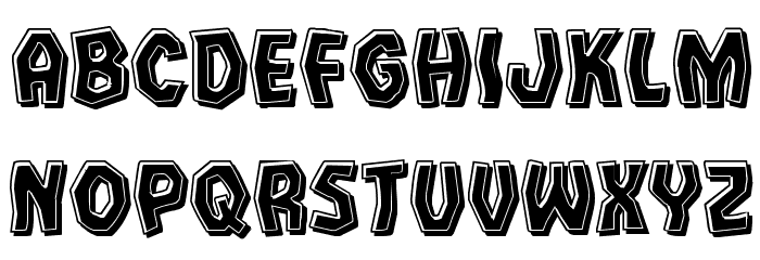 Vampire Bride Bevel Font LOWERCASE