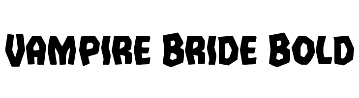 Vampire Bride Bold फ़ॉन्ट