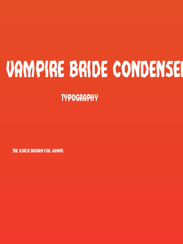 Vampire Bride Condensed Poster