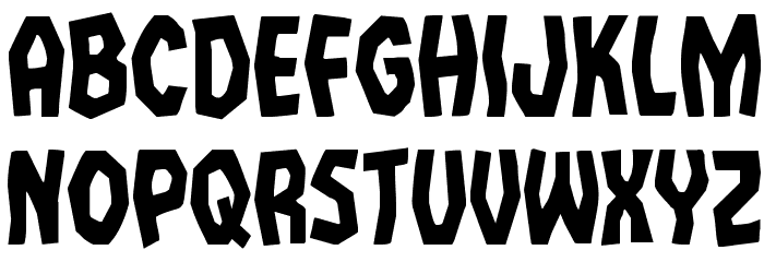 Vampire Bride Condensed Font LOWERCASE