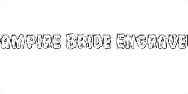 Vampire Bride Engraved Logo
