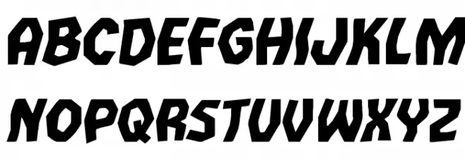 Vampire Bride Expanded Italic Fuentes MAYÚSCULAS