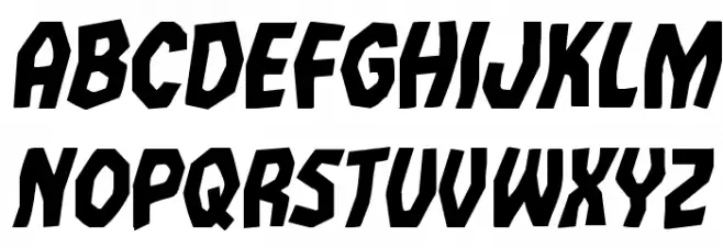 Vampire Bride Italic Fuentes MAYÚSCULAS