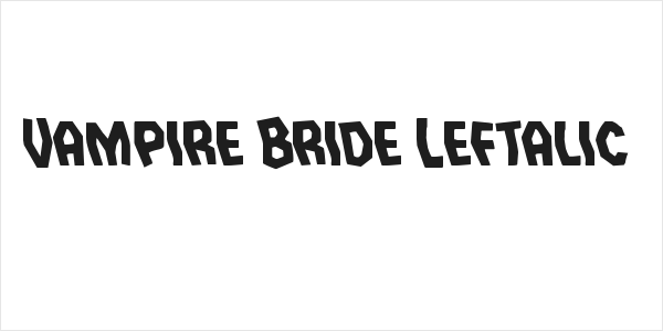 Vampire Bride Leftalic Logo