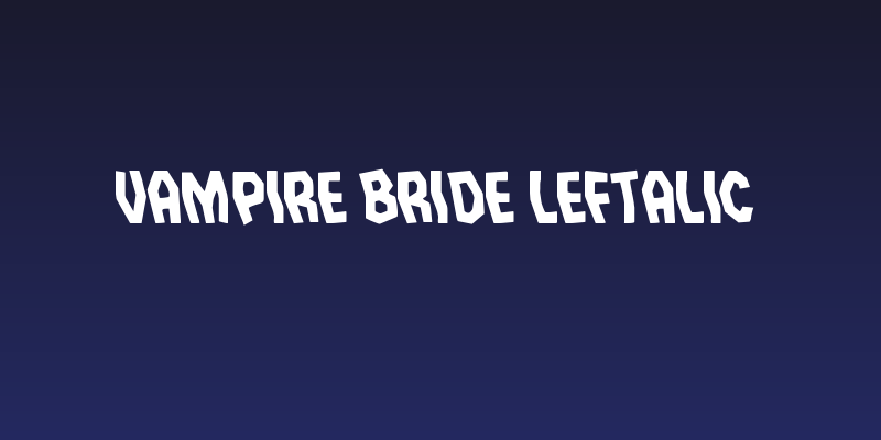 Vampire Bride Leftalic Social Header