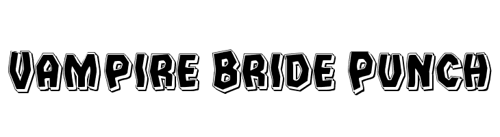 Vampire Bride Punch  नि: शुल्क फ़ॉन्ट्स डाउनलोड