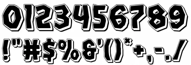 Vampire Bride Punch Font OTHER CHARS