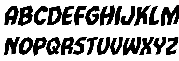 Vampire Bride Rotalic Font LOWERCASE