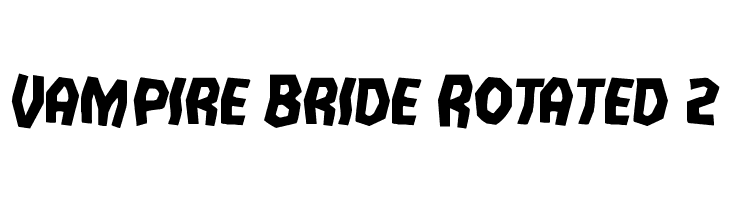 Vampire Bride Rotated 2  नि: शुल्क फ़ॉन्ट्स डाउनलोड