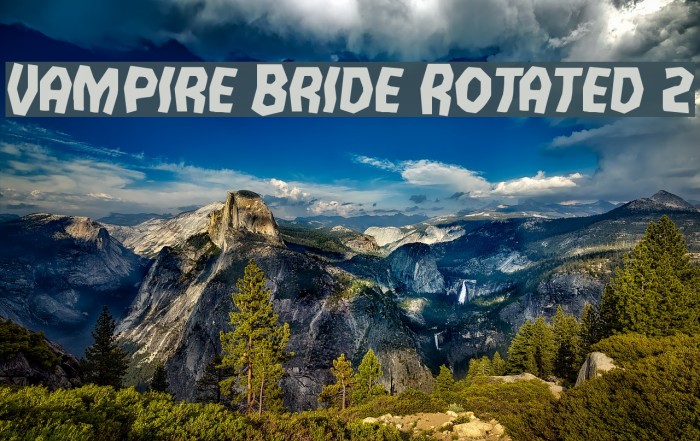 Vampire Bride Rotated 2 Font examples