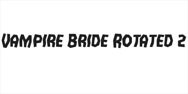 Vampire Bride Rotated 2 Logo