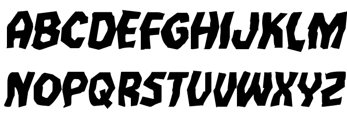 Vampire Bride Ruined Italic Font LOWERCASE