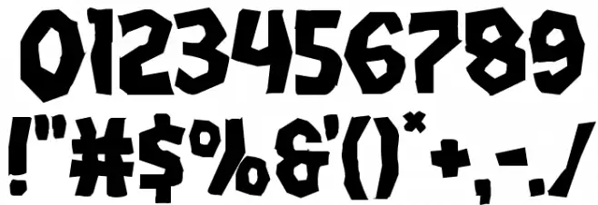 Vampire Bride Ruined Font OTHER CHARS