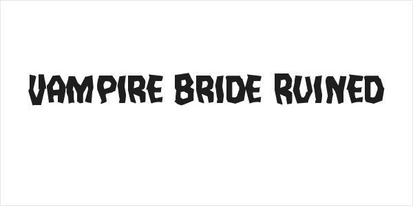 Vampire Bride Ruined Logo