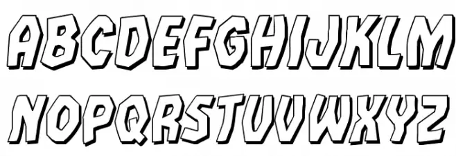 Vampire Bride Shadow Italic Schriftart Groß