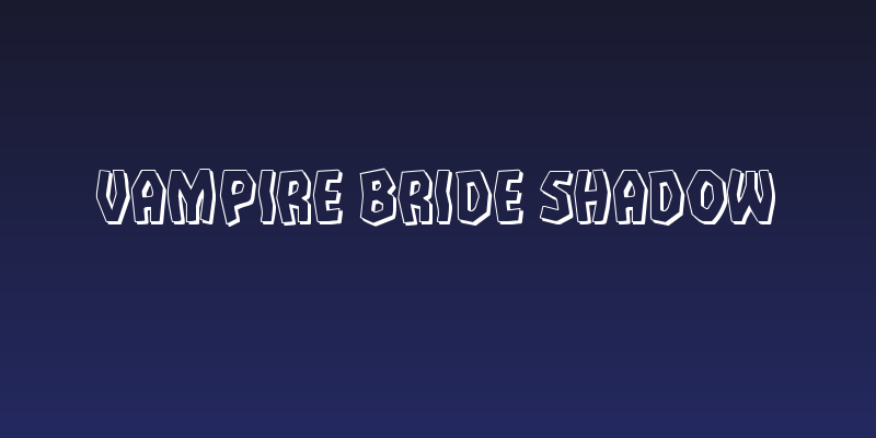 Vampire Bride Shadow Social Header
