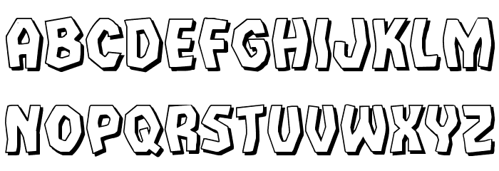 Vampire Bride Shadow Font LOWERCASE