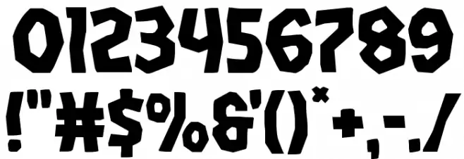 Vampire Bride Staggered Font OTHER CHARS