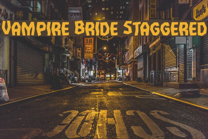 Vampire Bride Staggered Example 2