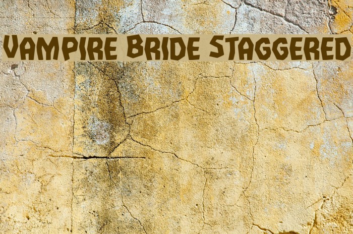 Vampire Bride Staggered Example 3