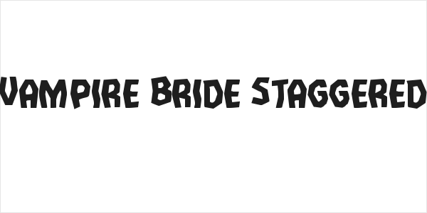 Vampire Bride Staggered Logo