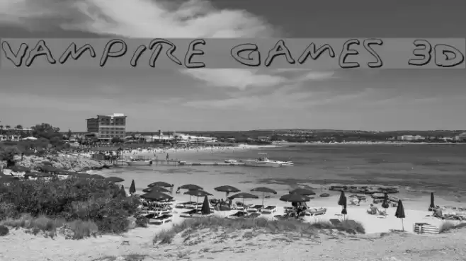 Vampire Games 3D Fonte examples