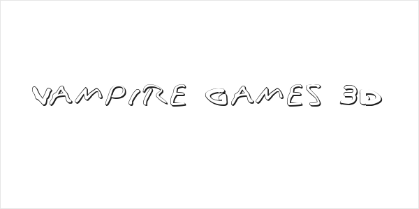 Vampire Games 3D Logo