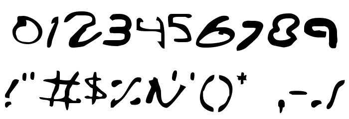 Vampire Games Font OTHER CHARS