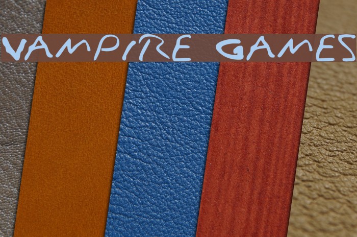 Vampire Games Font examples