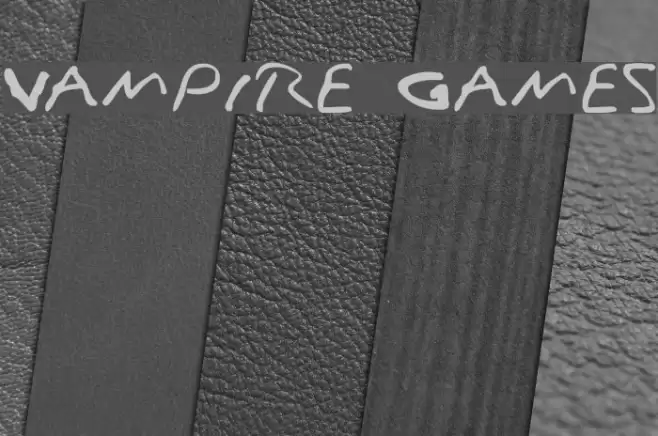 Vampire Games Caratteri examples