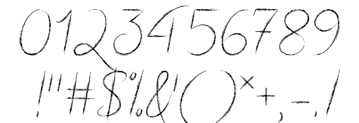 Vampire Heart Font OTHER CHARS